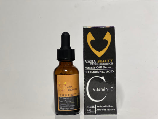 The Vana beauty- Vitamin C Face Serum: Reduce Wrinkles on skin, Whitening Anti-Aging